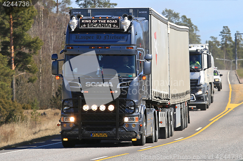 Image of King of the Road Customized Scania Cargo Truck Transport