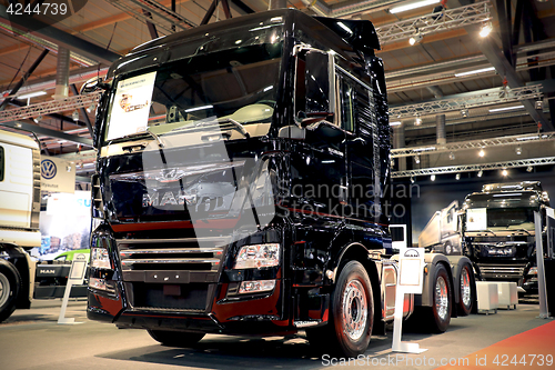 Image of New MAN TGX 28.500 Truck on Display