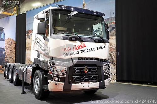 Image of White Renault Trucks C for Construction