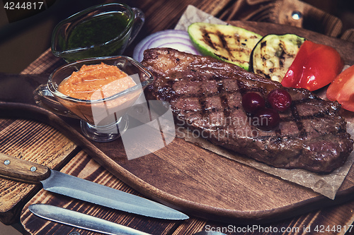 Image of grilled beef steak