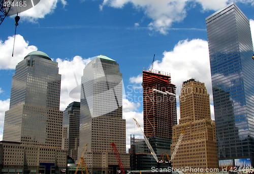 Image of Sky-scrapers in construction