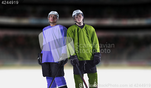 Image of ice hockey sport players