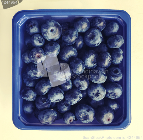 Image of Box of blueberries