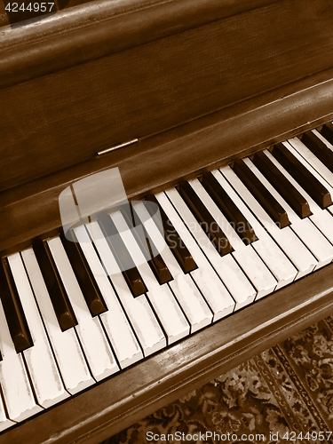 Image of Chocolate color classical piano
