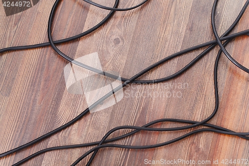 Image of Cables on the floor