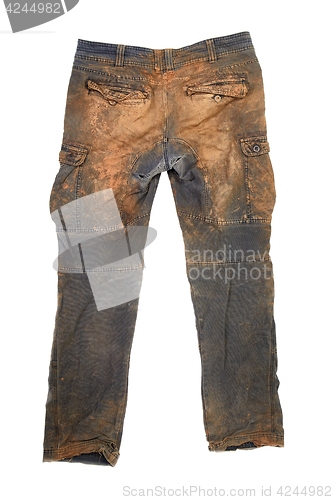 Image of Trousers with mud
