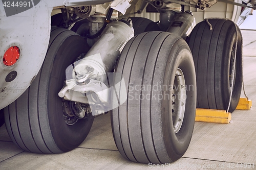 Image of Landing Gear Closeup