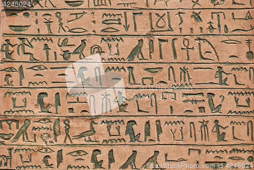 Image of Ancient Hieroglyphic Script