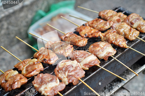 Image of Thai style grilled pork 