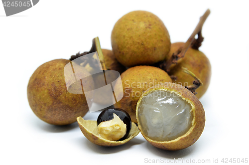 Image of Longan on white background