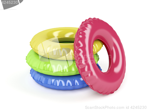 Image of Swim rings with different colors