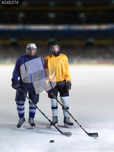 Image of ice hockey sport players