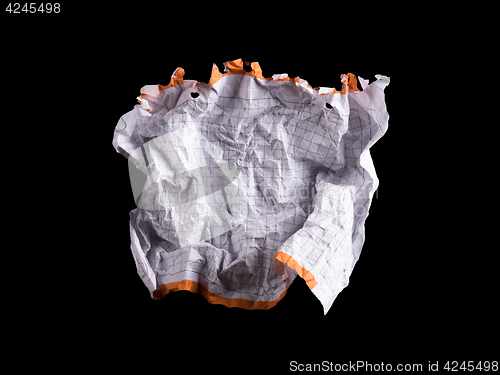 Image of Crumpled white sheet of paper