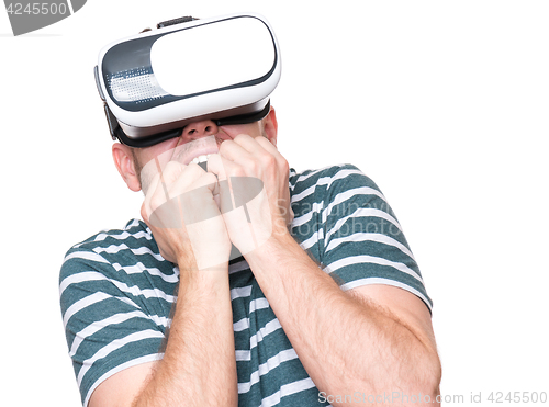 Image of Man in VR glasses