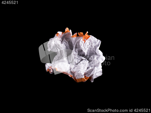 Image of Crumpled white sheet of paper