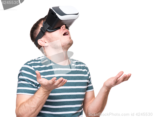 Image of Man in VR glasses