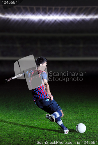 Image of football player in action