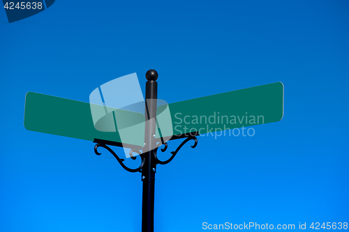 Image of Sign post with freespace