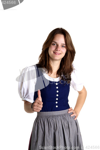 Image of woman in dirndl