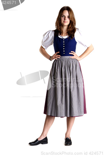 Image of woman in dirndl