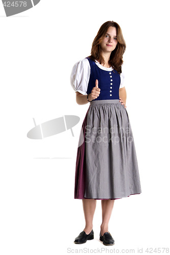 Image of woman in dirndl