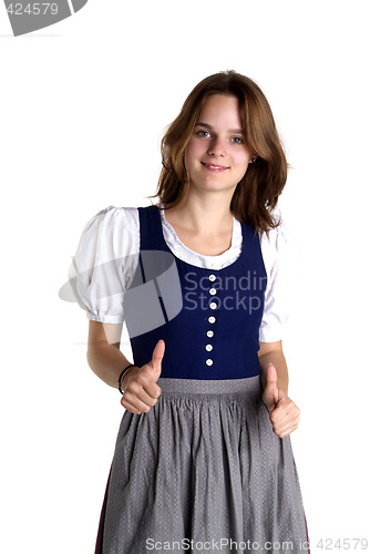 Image of woman in dirndl