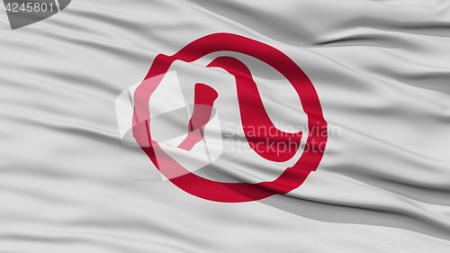 Image of Closeup of Nagoya Flag, Capital of Japan Prefecture
