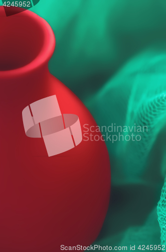 Image of Abstract Green And Red Background