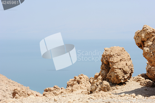 Image of The coast of the Dead Sea 