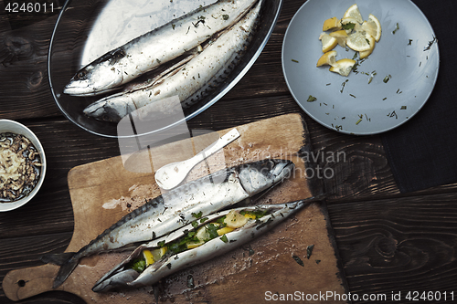 Image of Fish food preparation