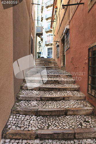 Image of Old stairs in Lisbon  