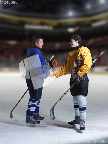 Image of ice hockey sport players