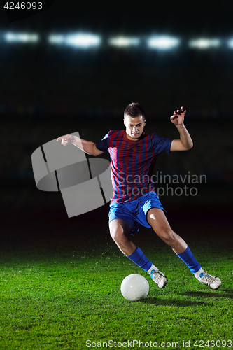 Image of football player in action