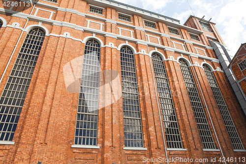 Image of Brick building, lisbon, portugal