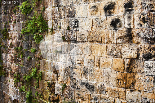 Image of stone wall background with lots of texture