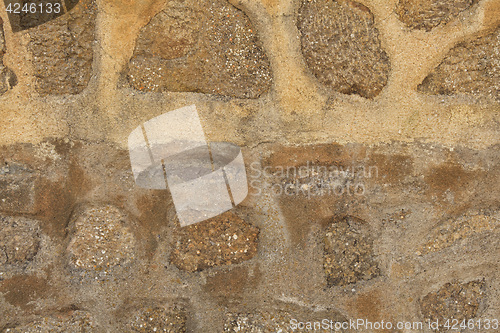 Image of stone wall background with lots of texture