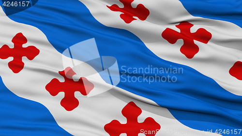 Image of Closeup of Rockville City Flag