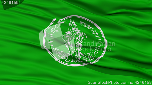 Image of Closeup Bangkok City Flag, Thailand