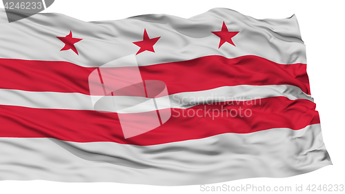 Image of Isolated Washington DC Flag, USA state