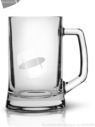 Image of In front empty beer mug