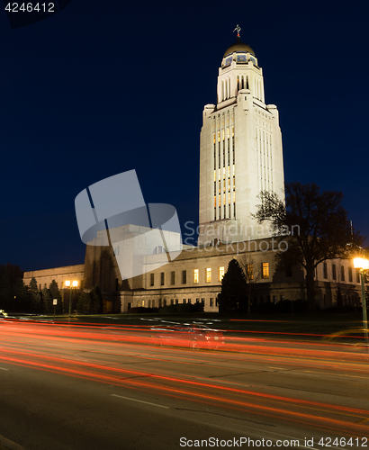 Image of Lincoln Nebraska Capital Building Government Dome Architecture