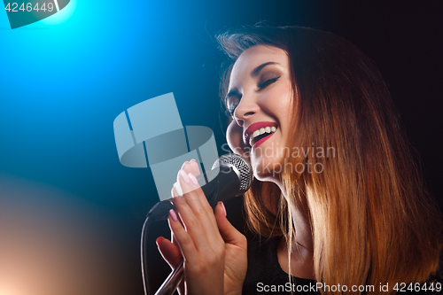 Image of Girl in light of soffits