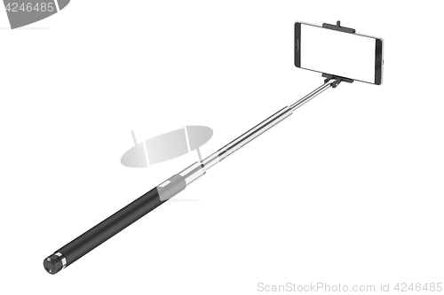 Image of Smart phone and selfie stick