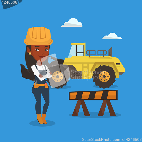 Image of Confident builder with arms crossed.