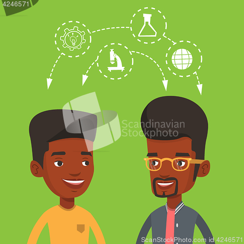 Image of Students sharing with the ideas.