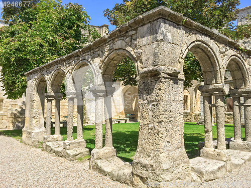 Image of Cordeliers cloister in Saint-Emilion, France