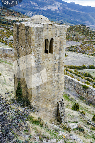 Image of Loarre Castle (Castillo de Loarre) in Huesca Province Aragon Spain