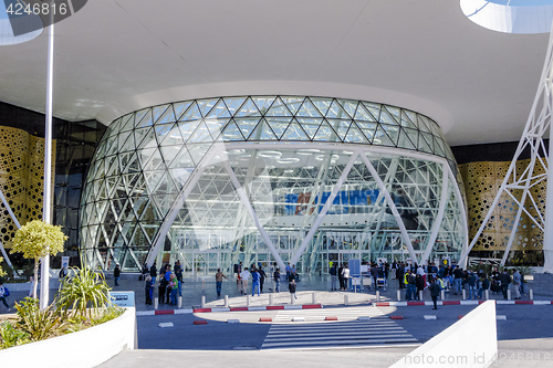 Image of airport of Marrakesh Menara in Morocco.