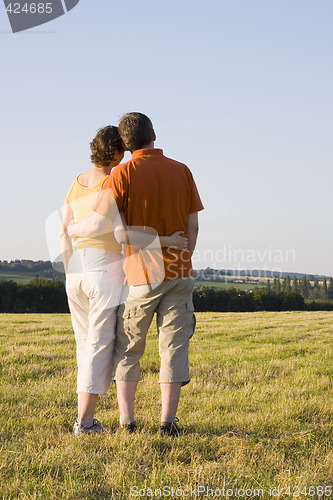 Image of Couple in a meadow