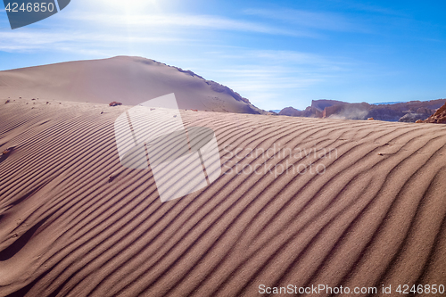 Image of Sand dunes in Valle de la Luna, San Pedro de Atacama, Chile